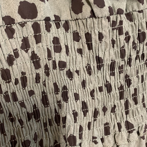 Green cheetah print dress. XL - Picture 8 of 10